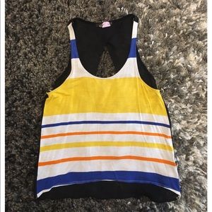 Tank top with see through back